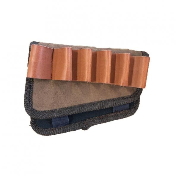 Hunterland Dipçik Fişeklik 6 Lı Koyu Kahve