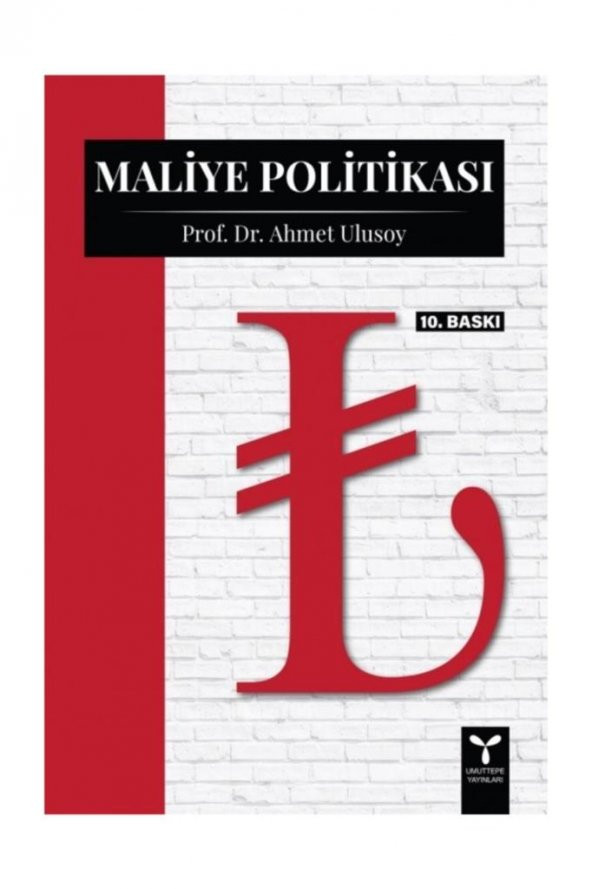 Maliye Politikası Prof.Dr.Ahmet Ulusoy