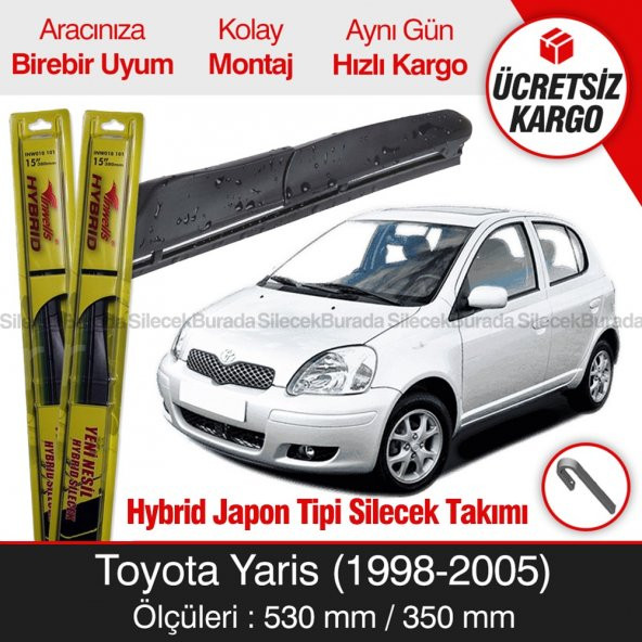 Toyota Yaris Silecek Takımı (1998-2005) İnwells Hybrid Hibrit