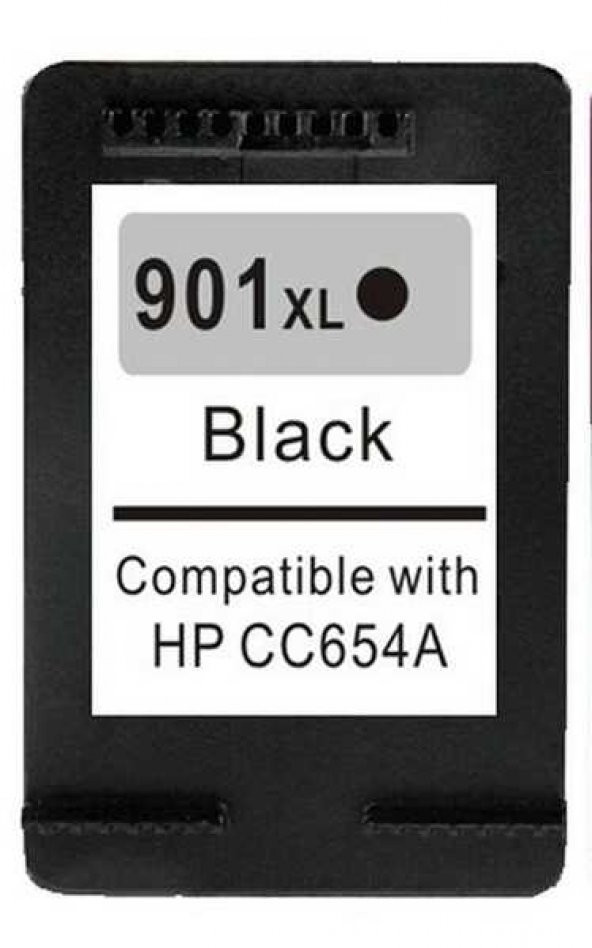 Hp 901XL-CC654A Siyah Sıfır Muadil Kartuş Yüksek Kapasiteli