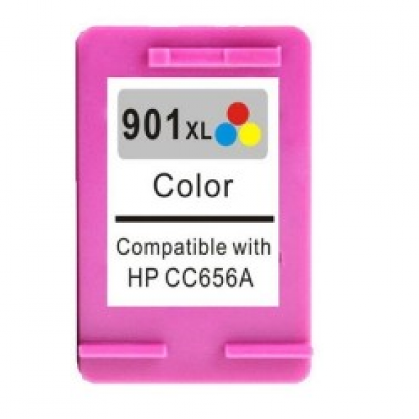 Hp 901XL-CC654A Renkli Sıfır Muadil Kartuş Yüksek Kapasiteli