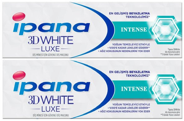 İpana White Intense 75 ml 2 Paket