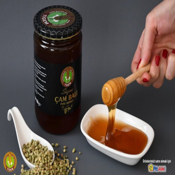 Tigem Süzme Çam Balı 850 gr - 2