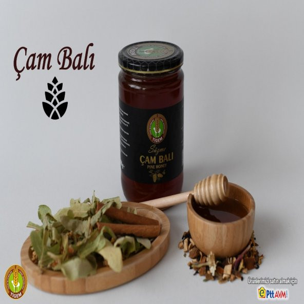 Tigem Süzme Çam Balı 850 gr - 4