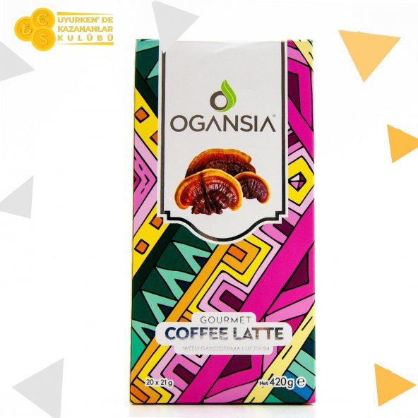 Ogansia COFFEE LATTE Arabica Çekirdekli + Reishi Mantar Ekstreli