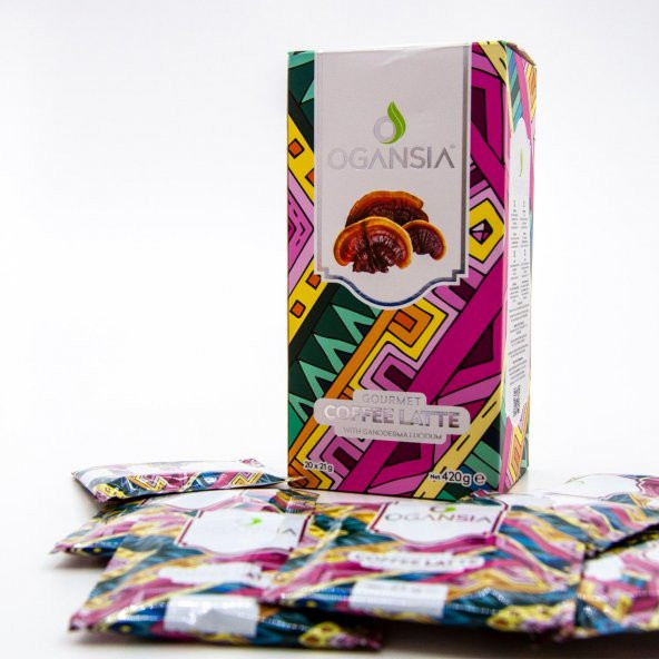 Ogansia COFFEE LATTE Arabica Çekirdekli + Reishi Mantar Ekstreli - 4