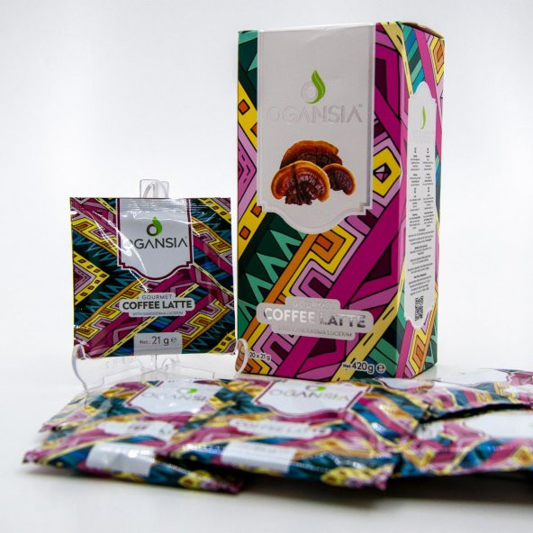 Ogansia COFFEE LATTE Arabica Çekirdekli + Reishi Mantar Ekstreli - 5