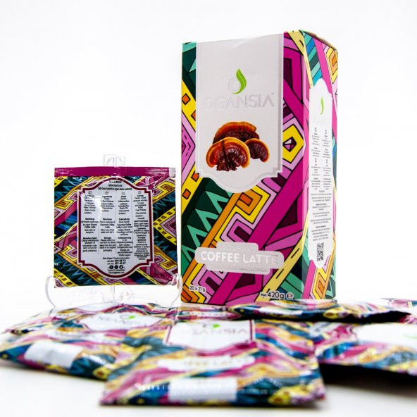 Ogansia COFFEE LATTE Arabica Çekirdekli + Reishi Mantar Ekstreli - 6