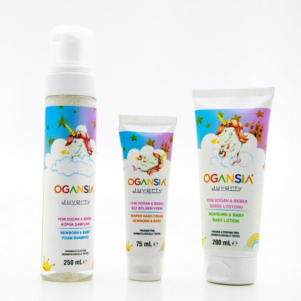 Ogansia Yeni Doğan & Bebek Köpük Şampuanı 250ml Paraben içermez - 6