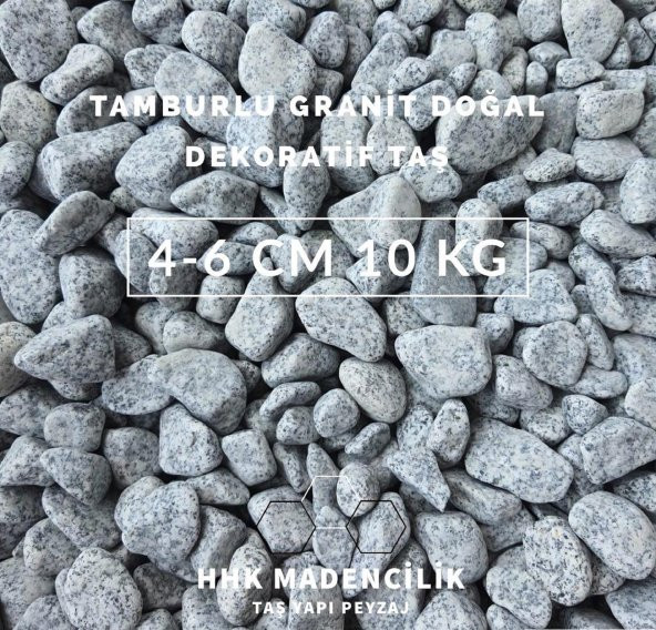 Granit Doğal Dekoratif Taş 4-6 cm 10 kg - 4