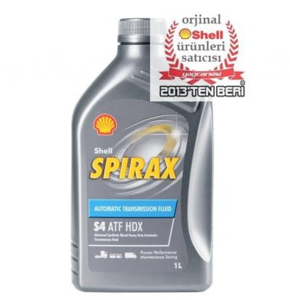 SHELL SPİRAX S4 ATF HDX 1 LİTRE- ESKİ ADI SHELL DONAX TX