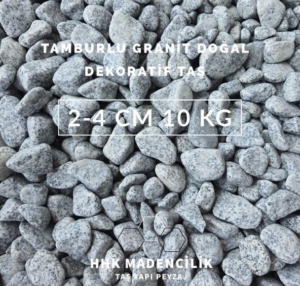 Granit Doğal Dekoratif Taş 2-4 cm 10 kg