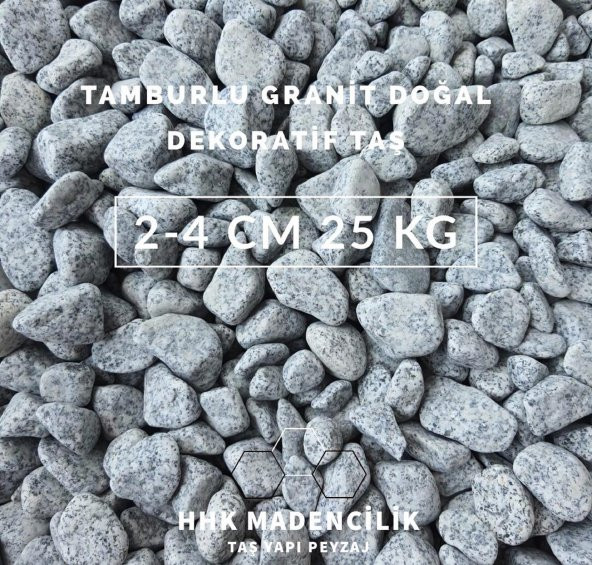 Granit Doğal Dekoratif Taş 2-4 cm 25 kg - 3