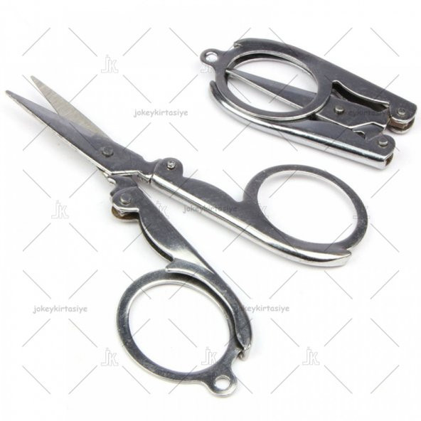 ÇELİK Katlanır CEP tipi Seyahat Makası (Açık12cm Kapalı5cm)