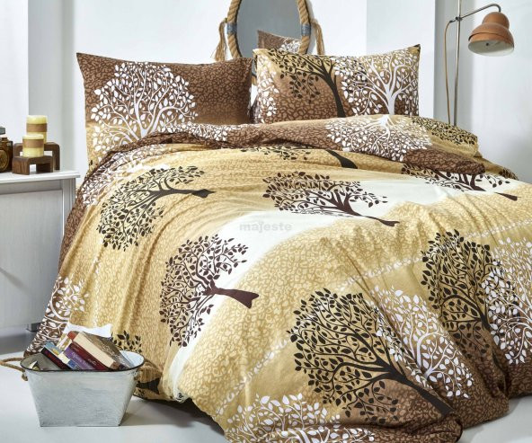 Toprak Ev Elegant %100 Pamuk Çift Kişilik Nevresim Takımı - 9276