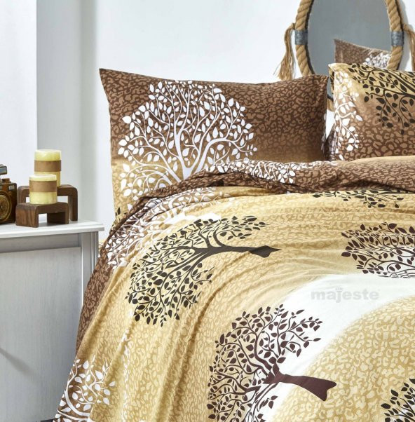 Toprak Ev Elegant %100 Pamuk Çift Kişilik Nevresim Takımı - 9276 - 2