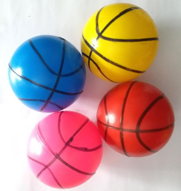 4 adet top ile Kapıya Duvara monte 24cm basketbol potası basket eğiten öğreten fileli basket çemberi - 2