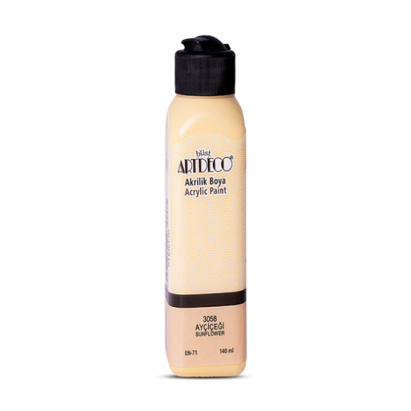 Artdeco Akrilik Boya 140 ML Ayçiçeği 070R-3058