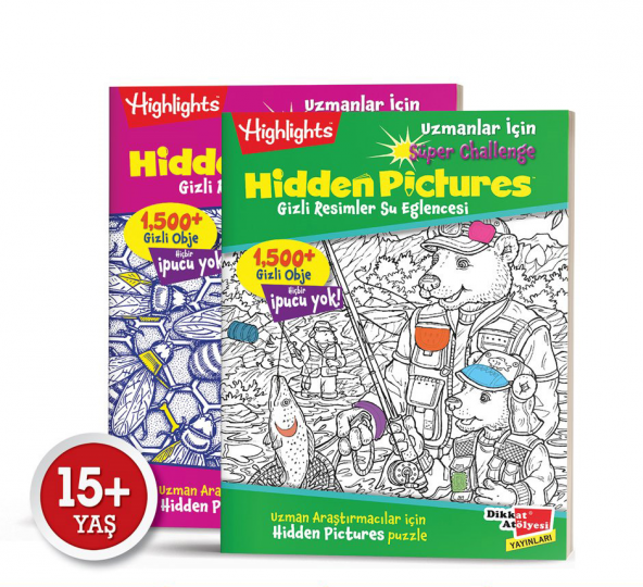 Uzmanlar İçin Hidden Pictures 2li Set 15+Yaş