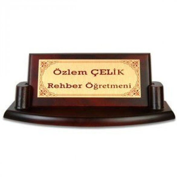 Ahşap Masa İsimliği Süblimasyon ve Lazer Baskı İçin - 3