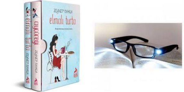 ZEYNEP SAHRA ELMALI TURTA & AY ÇÖREĞİ ARTI Kitap Gözlüğü Hediyeli