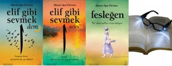 HİKMET ANIL ÖZTEKİN  4 LÜ SET FESLEĞEN ELİF GİBİ SEVMEK DEM & NEFES +KİTAP OKUM GÖZLÜĞÜ - 2