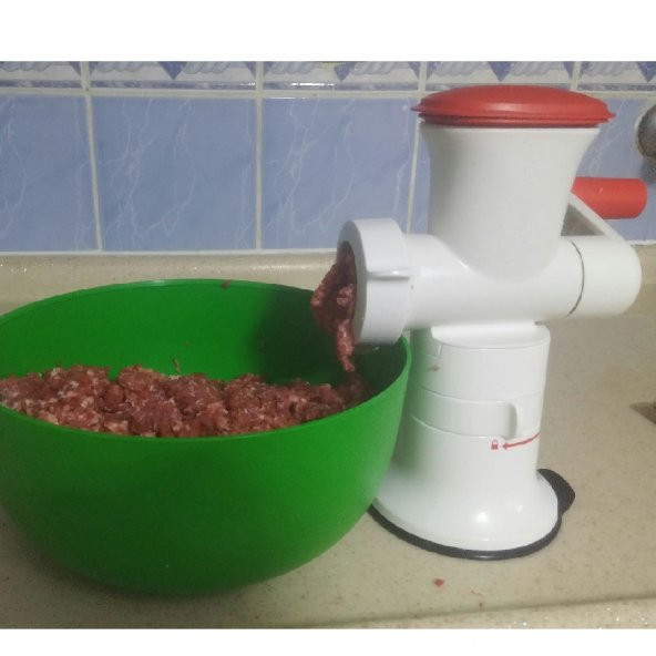 Tupperware KIYMA MAKİNESİ ( KURABİYE APARATLARI İLE ) - 3
