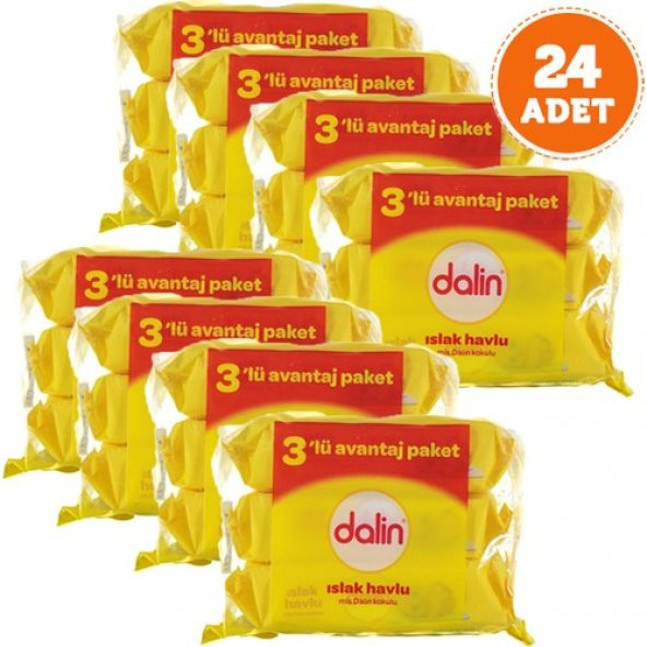 Dalin Islak Mendil Havlu 56'lı 24'lü Avantaj Paket 1344 Yaprak