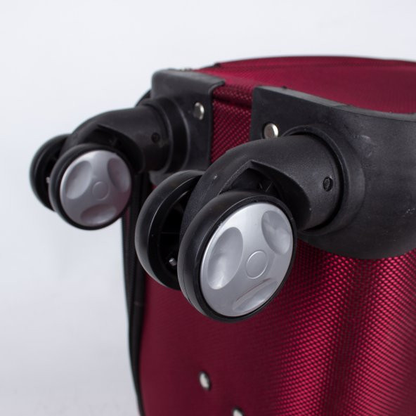 Escape 2020 Kumaş 8 Tekerlek Valiz Orta Boy Bordo - 4