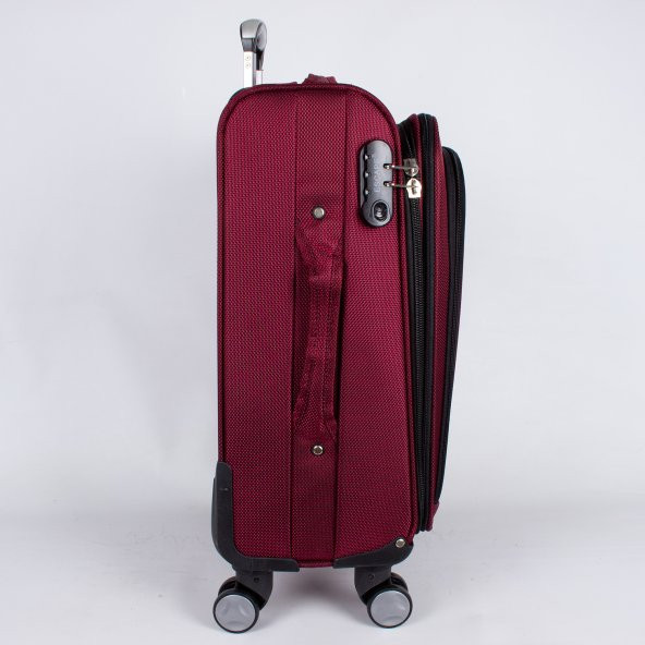 Escape 2020 Kumaş 8 Tekerlek Valiz Orta Boy Bordo - 7