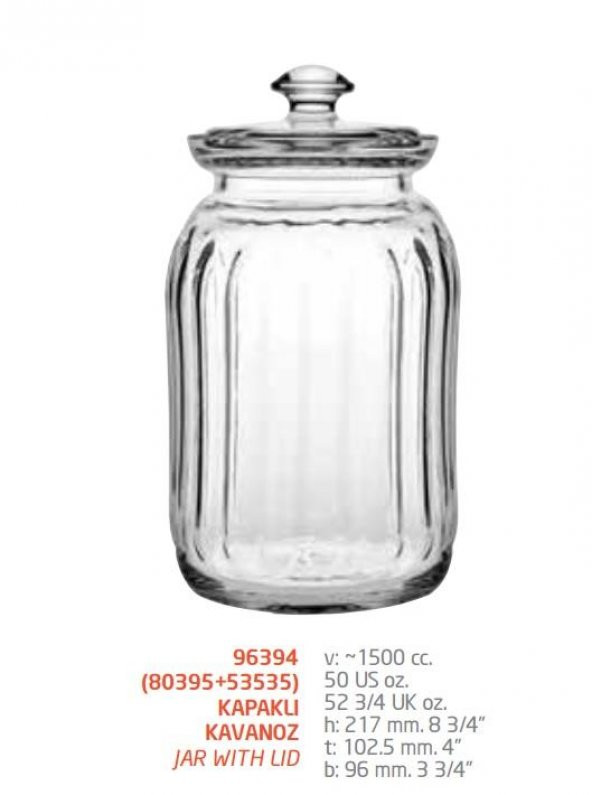 Paşabahçe 96394 Viva Cam Kavanoz Vakumlu Kapak Saklama 1500 Cc - 2