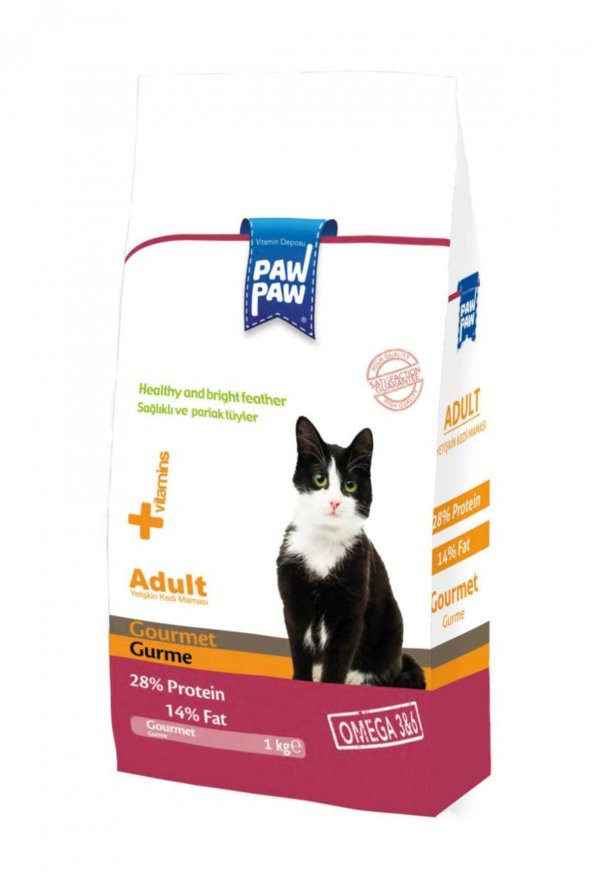 Paw Paw (PawPaw) Gurme Yetişkin Kedi Maması- 1kg