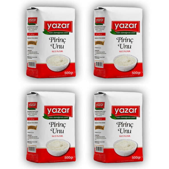 Yazar 500 Gr Pirinç Unu x 4 Paket - 2