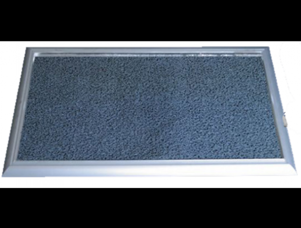 Hijyenik Dezenfektan Paspası Alüminyum Gövde Antibakteriyel 40x60 Cm - 2