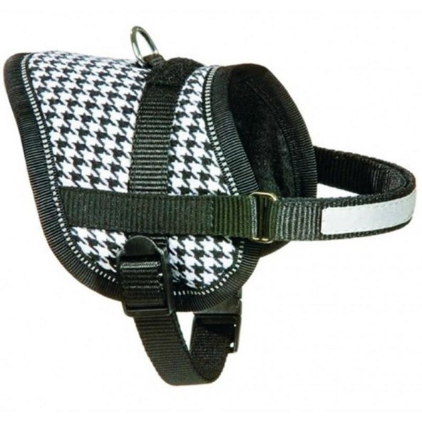 Flamingo KÜÇÜK KÖPEK Göğüs Tasması Pepita GÖVDESİ 31-40cm ARASI OLAN KÖPEKLERE