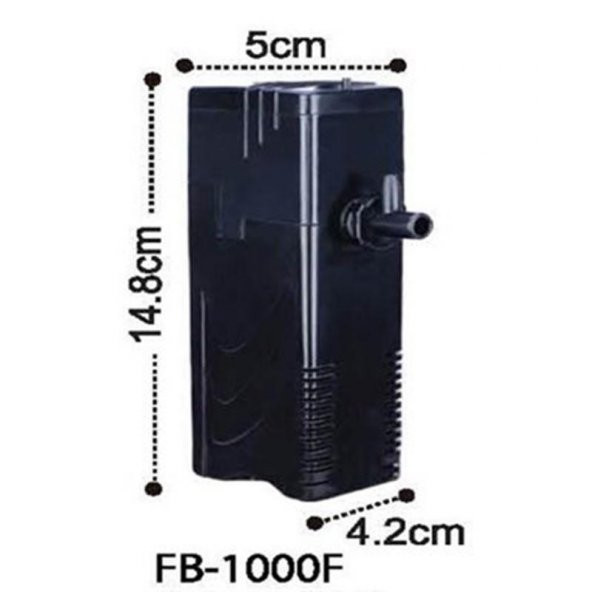 Dophin Akvaryum İç Filtre 1000F 300 L/h - 2