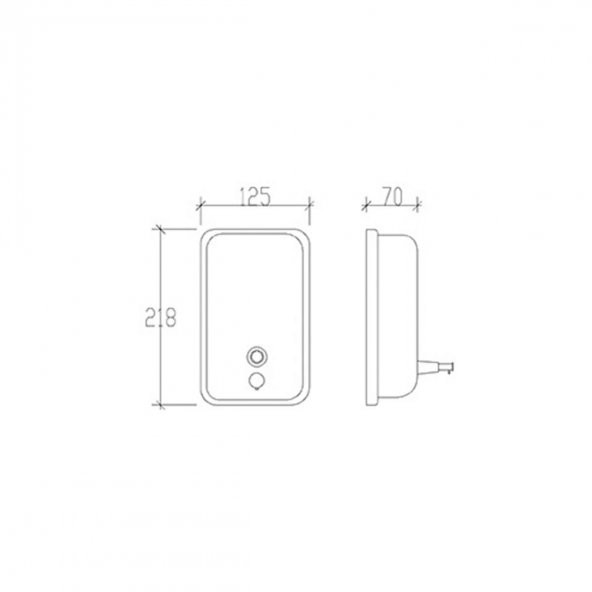 Tema Paslanmaz Sıvı Sabunluk 304 Kalite Paslanmaz 500 ml - 2