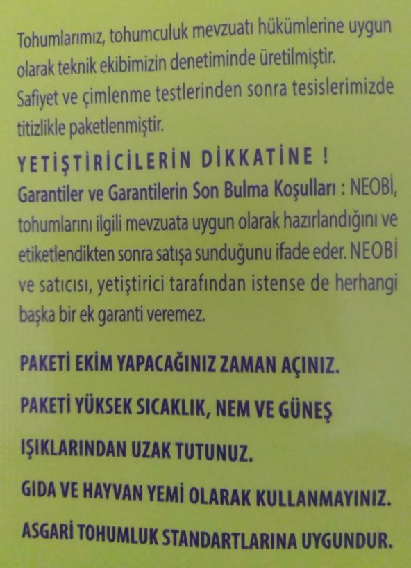 Pazı Sebze Tohumu 20 gr - 2