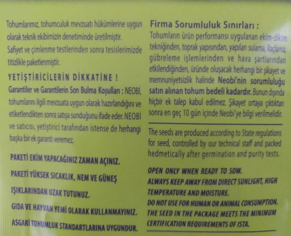 Pazı Sebze Tohumu 20 gr - 4