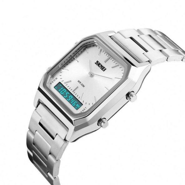 Skmei Analog-Dijital Retro Model Erkek Kol Saati 5 Farklı Renk 1220 - 4
