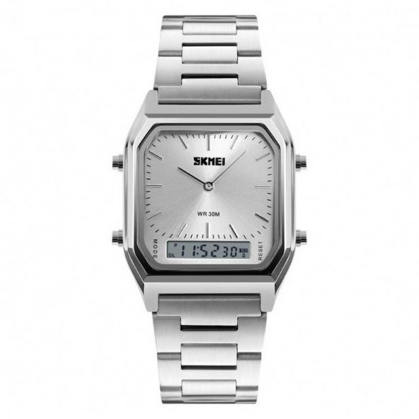 Skmei Analog-Dijital Retro Model Erkek Kol Saati 5 Farklı Renk 1220 - 12