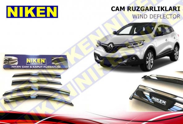 Renault Kadjar 2015- Kromlu Cam Rüzgarlığı Niken