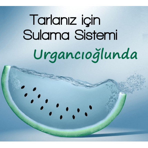 Eurodrip Damlama Hortumu 1.Kalite Yuvarlak Damlama Bahçe Sulama - 2