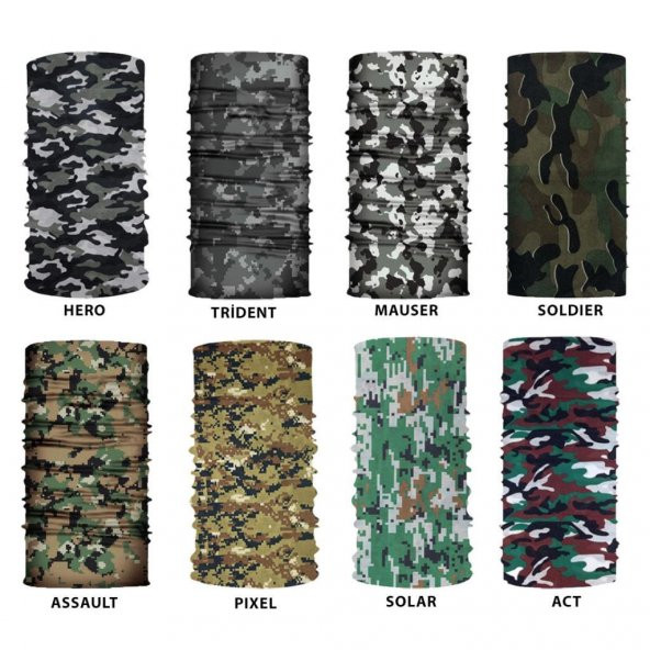 Knmaster Kamuflaj Desenli Buff Bandana Boyunluk TÜRK MARKASI - 2