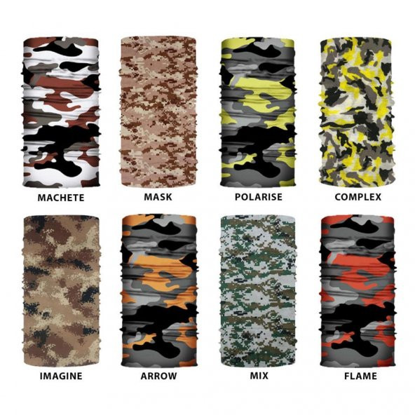 Knmaster Kamuflaj Desenli Buff Bandana Boyunluk TÜRK MARKASI - 3