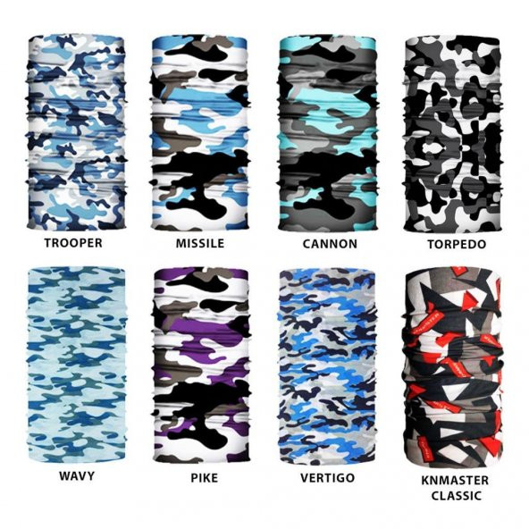 Knmaster Kamuflaj Desenli Buff Bandana Boyunluk TÜRK MARKASI - 5