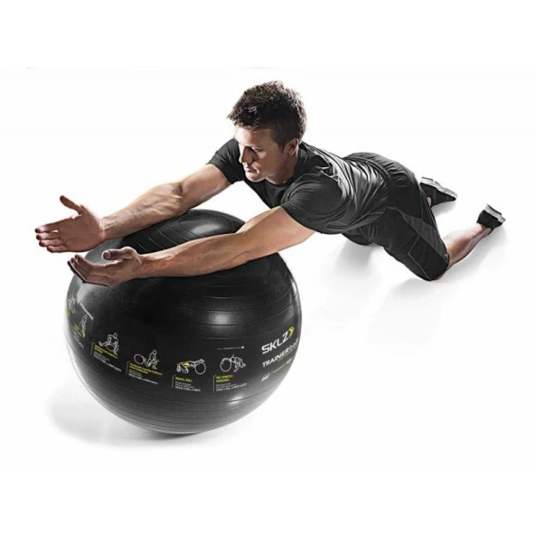 SKLZ 65 Cm Siyah Denge Pilates Topu - 3