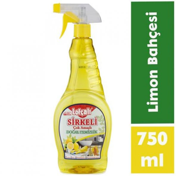 Lofçalı Doğal Sirkeli Çok Amaçlı Temizlik 750 ml Limon