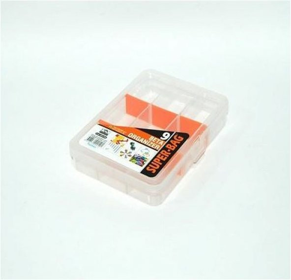 Super Bag 9 Bölmeli Beta Organizer Kutu ASR-2092 Arduino Set kutusu - ilaç kutusu