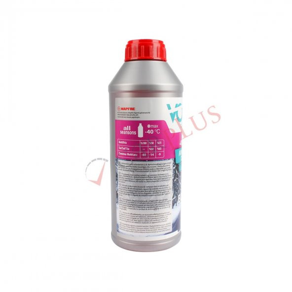 VOLLER ANTİFRİZ KIRMIZI 1.5 LT -40 DERECE ECOPLUS G-12 - 2